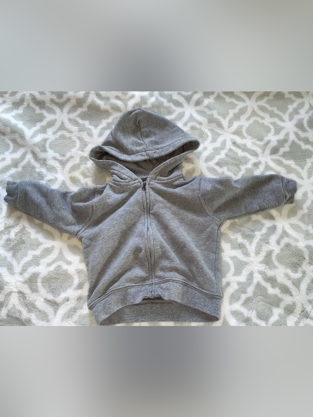 Gray Baby/Toddler Zip Hoodie